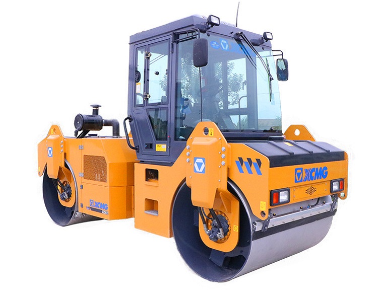 XCMG Official 8 ton vibratory roller compactor XD82 Chinese double drum road roller machine price